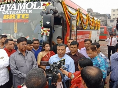 Dhaka-Kathmandu Bus Journey Begins 